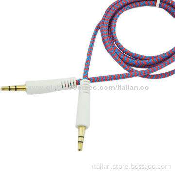 3.5mm Audio Video Cable with Nylon Braided